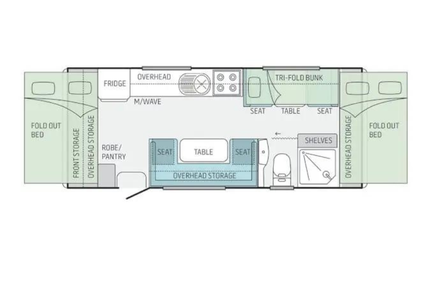 Jayco Expanda Club Floor Plan