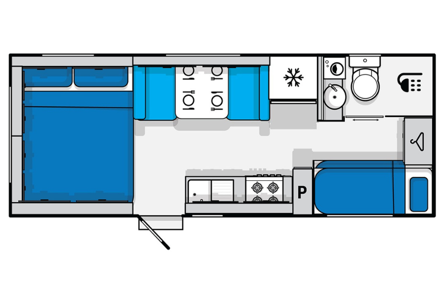 Jayco Starcraft 19.61 floor plan
